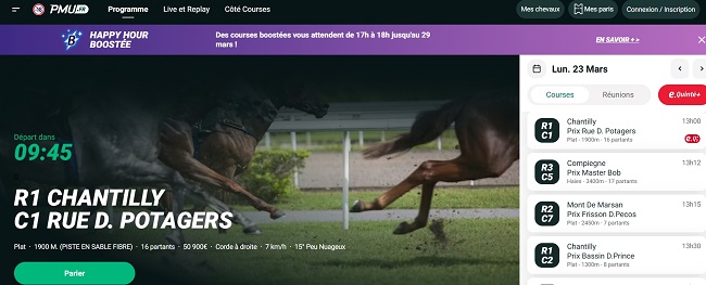 PMU meilleur casino ligne france