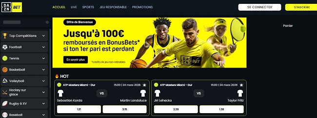 daznbet meilleur casino en ligne france fiable